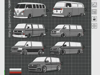 Bus generation 1-7 Keychain