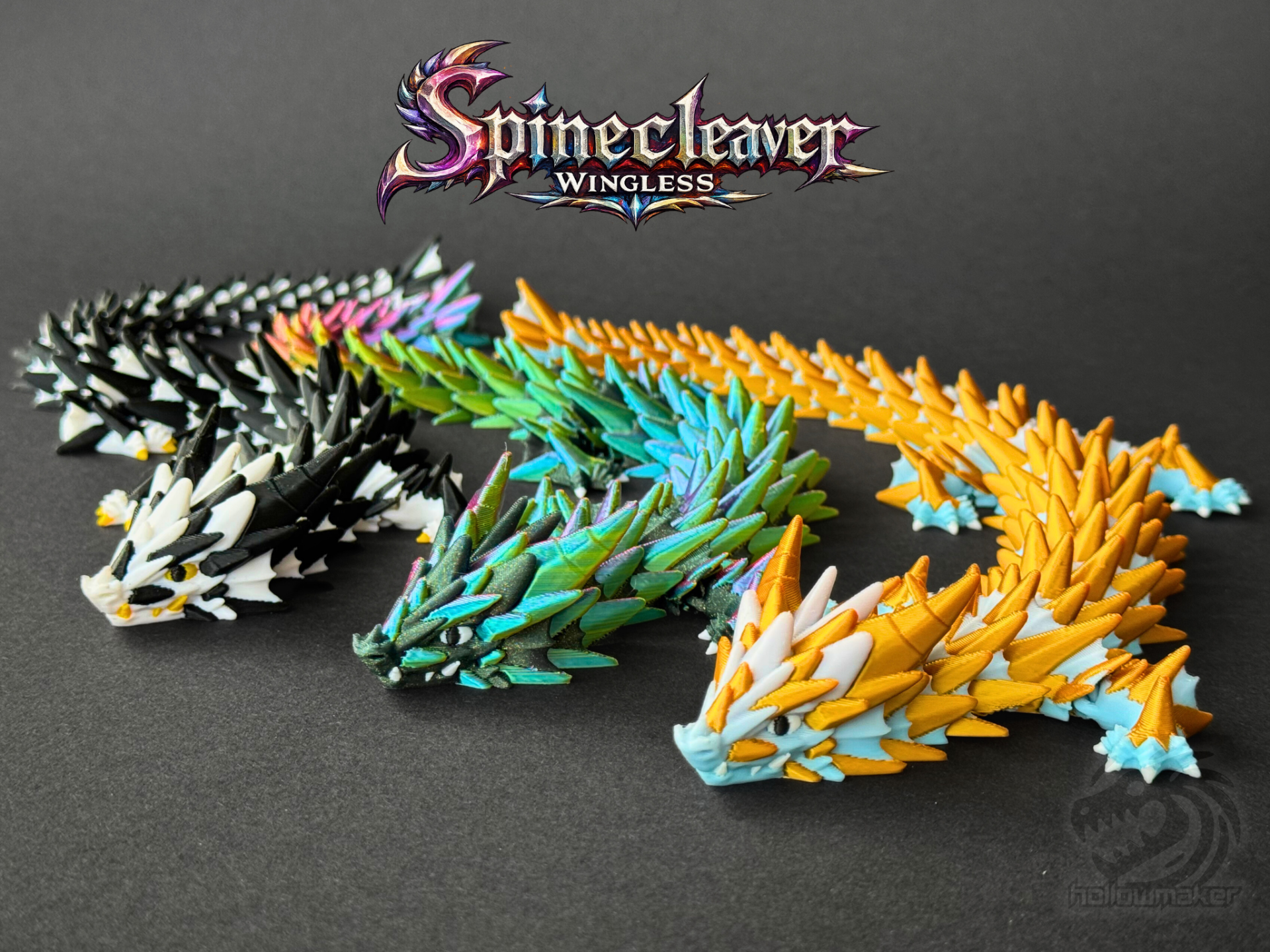 Spinecleaver Wingless - Articulated Dragon