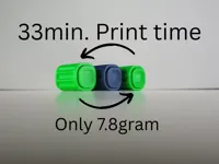 Loop Button Fidget/33min. Print time/Only 7.8gram