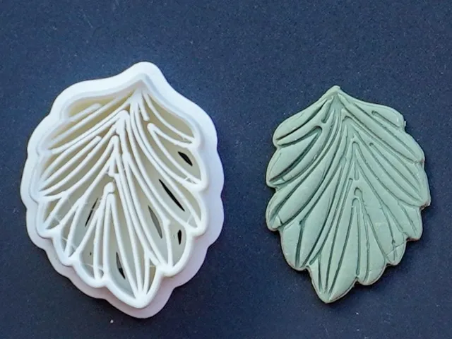 Leaf Polymer Clay Cutter Earrings Necklace