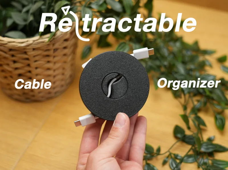Automatic Retractable Cable Organizer
