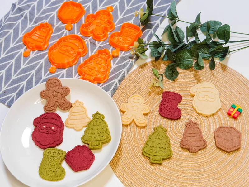 Christmas Cookie Cutter Set — 6 holiday shapes