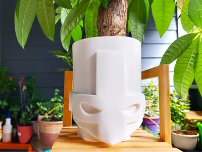 Castle Crashers Head Video Game Planter Pot