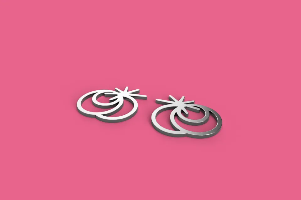 Glinda's Earrings - Wicked view 3