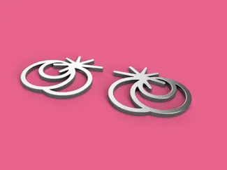 Glinda's Earrings - Wicked