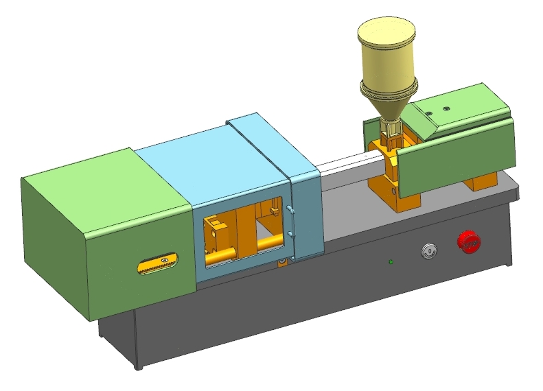 Injection Molding Machine Figurine - Free 3D Print Model - MakerWorld