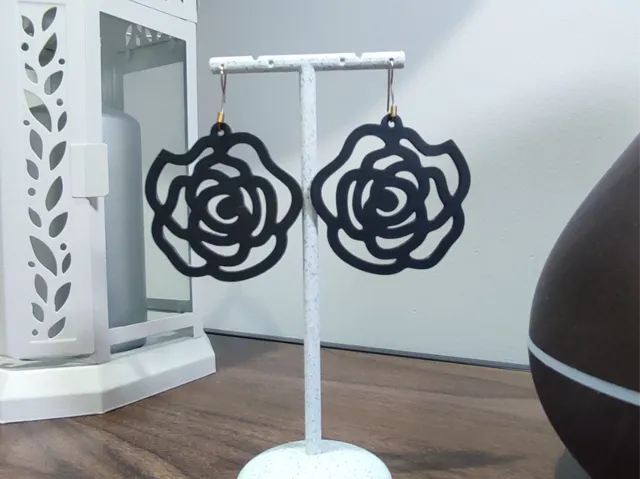 Aretes Rosa de Medianoche