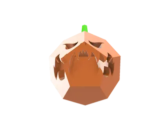 Decoracion de calabaza de Halloween