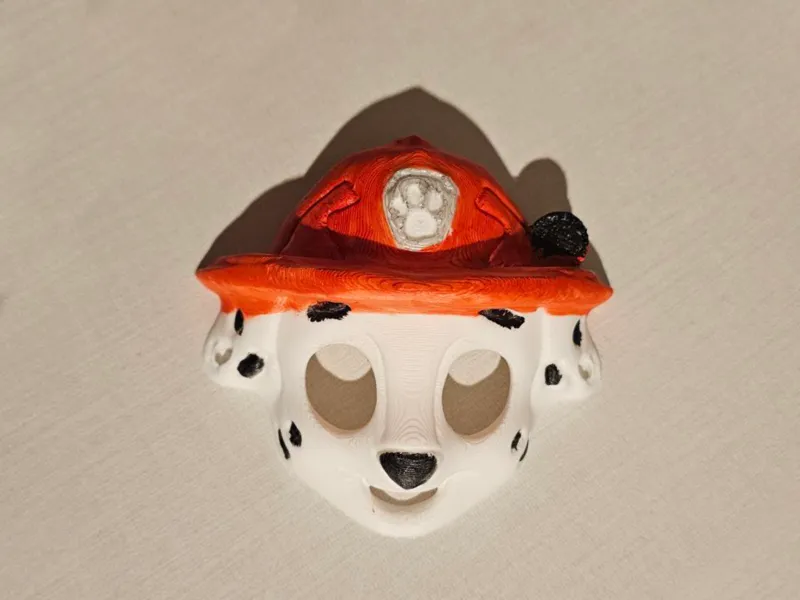 Marshall (Marcus) Paw Patrol-Inspired Mask