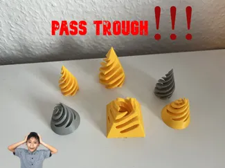 Pass through figet