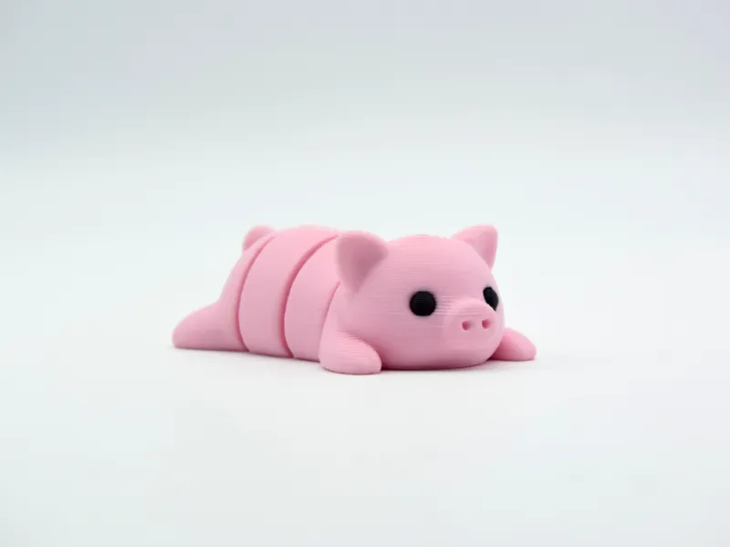 Flexi Pig - Articulated Keychain
