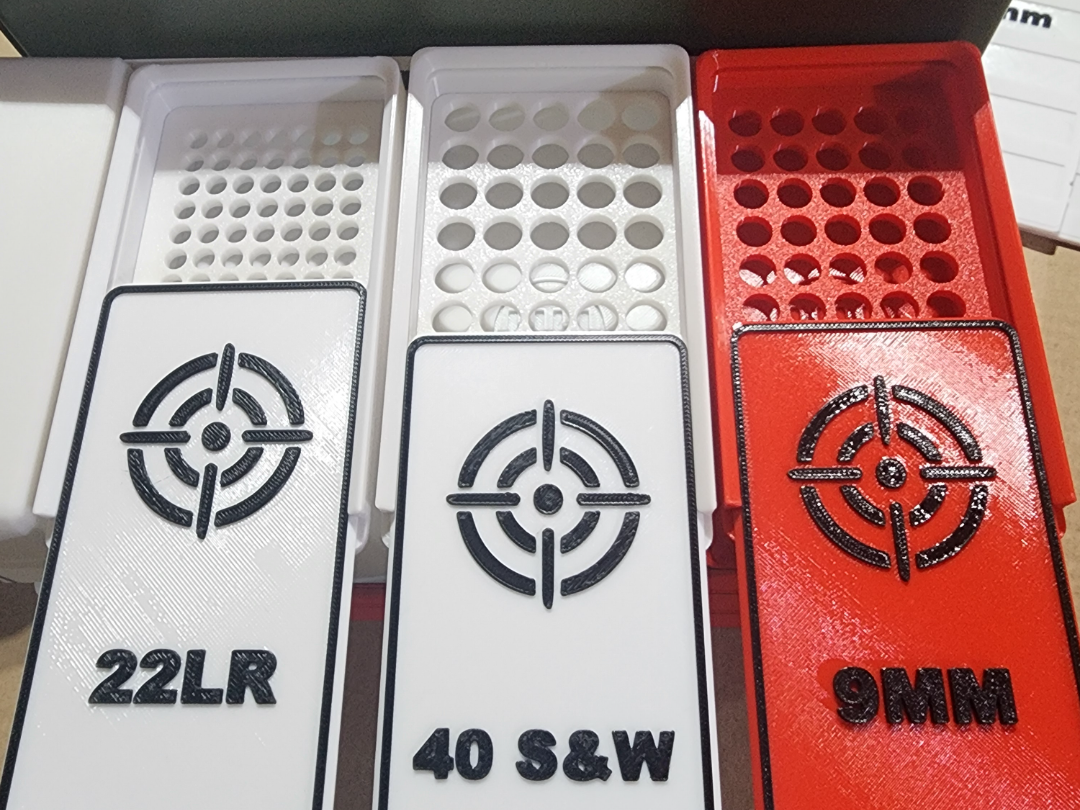 40 S&W Ammo Box 50 count to fit 50cal Ammo Boxes