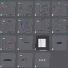 3 Tracks per plate - color - AMS