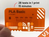 Optimized test card ORIGINAL