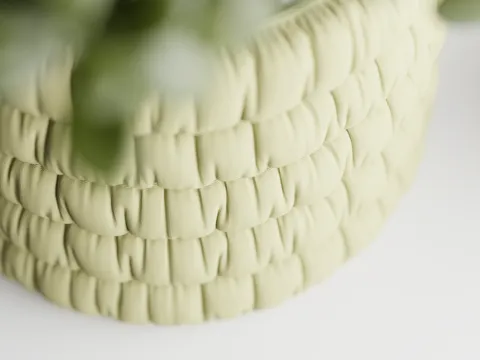 Inflated soft Cloth Planter Plant Pot Vase Series1 view 2