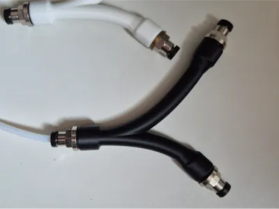 2-in-1 PTFE Adapter Tube Connector Filament
