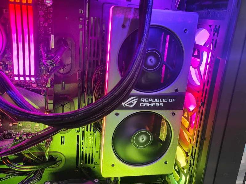 Zotac Trinity RTX3090 120mm Fan Mount + RGB Shroud