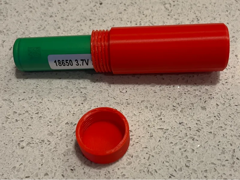 18650 Battery Travel Case