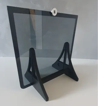 Stand Bambu Top Glass