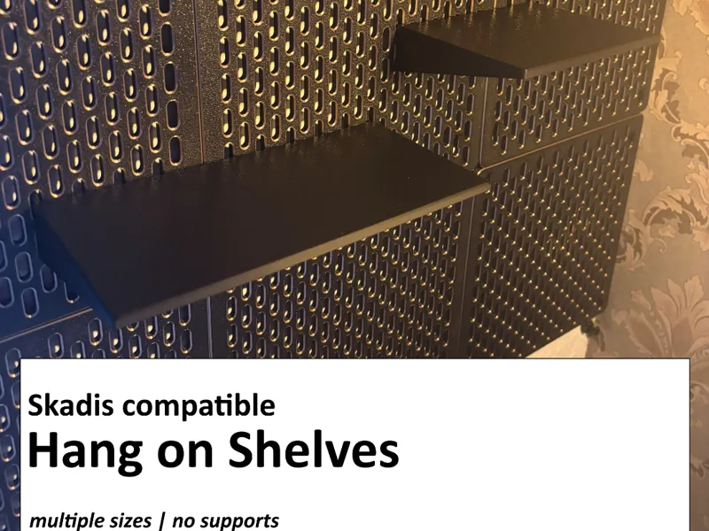 Hang on Shelves (Skadis compatible)