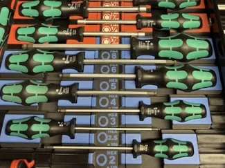 Wide Wera Labels for Grifinity Wera Organizers