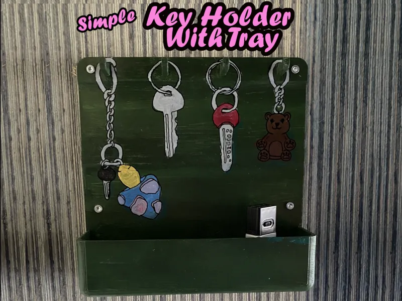 Key holder with Tray