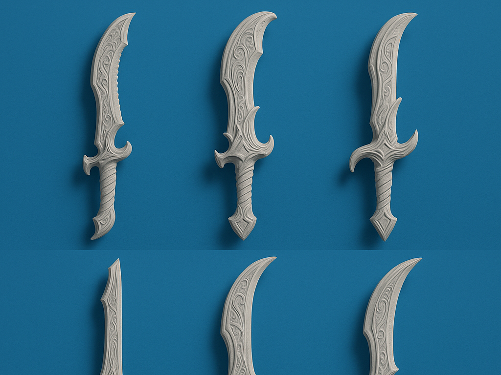 Fantasy Curved Blade Set