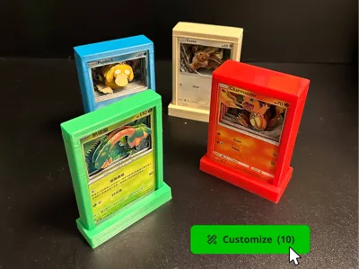 Customizable Pokémon Shadow Box/ Diorama from Bulk