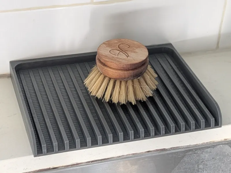 customizable size Drainer Tray for Soap, Scrubbers