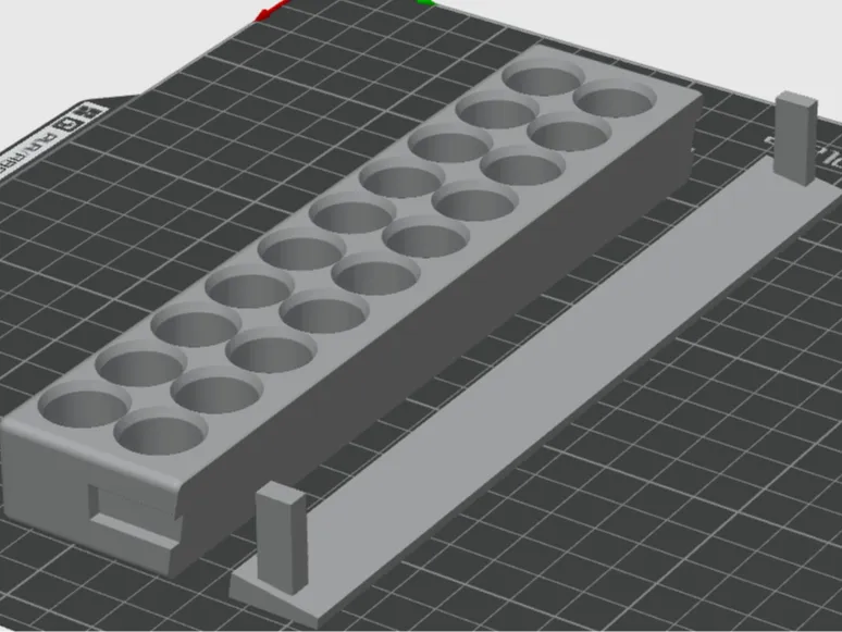 Stifthalter mit 16mm Löchern 20x