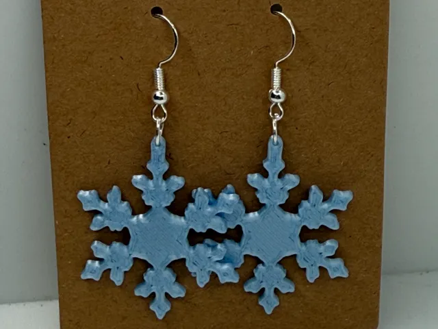 Crystal Snowflake Earrings