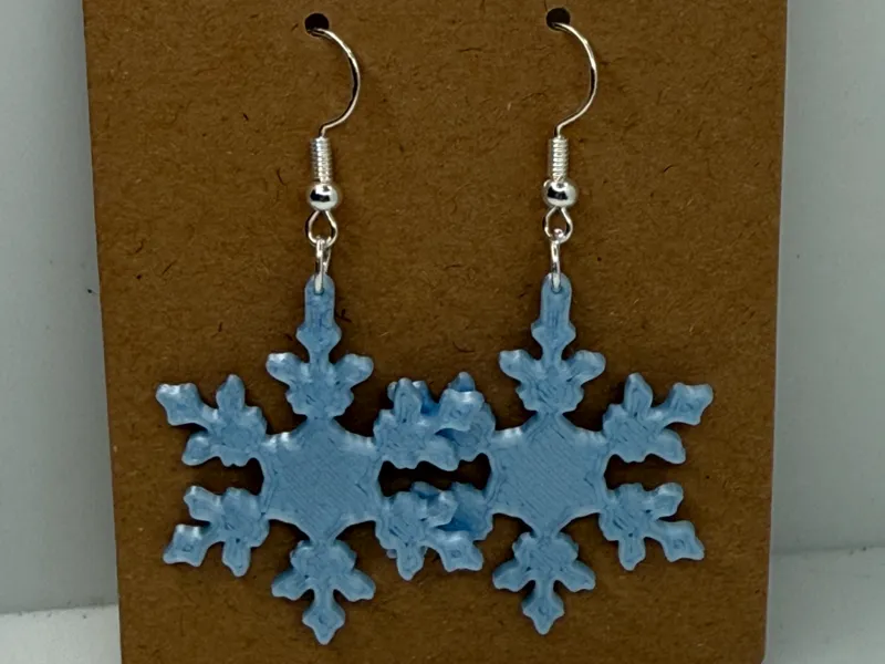 Crystal Snowflake Earrings