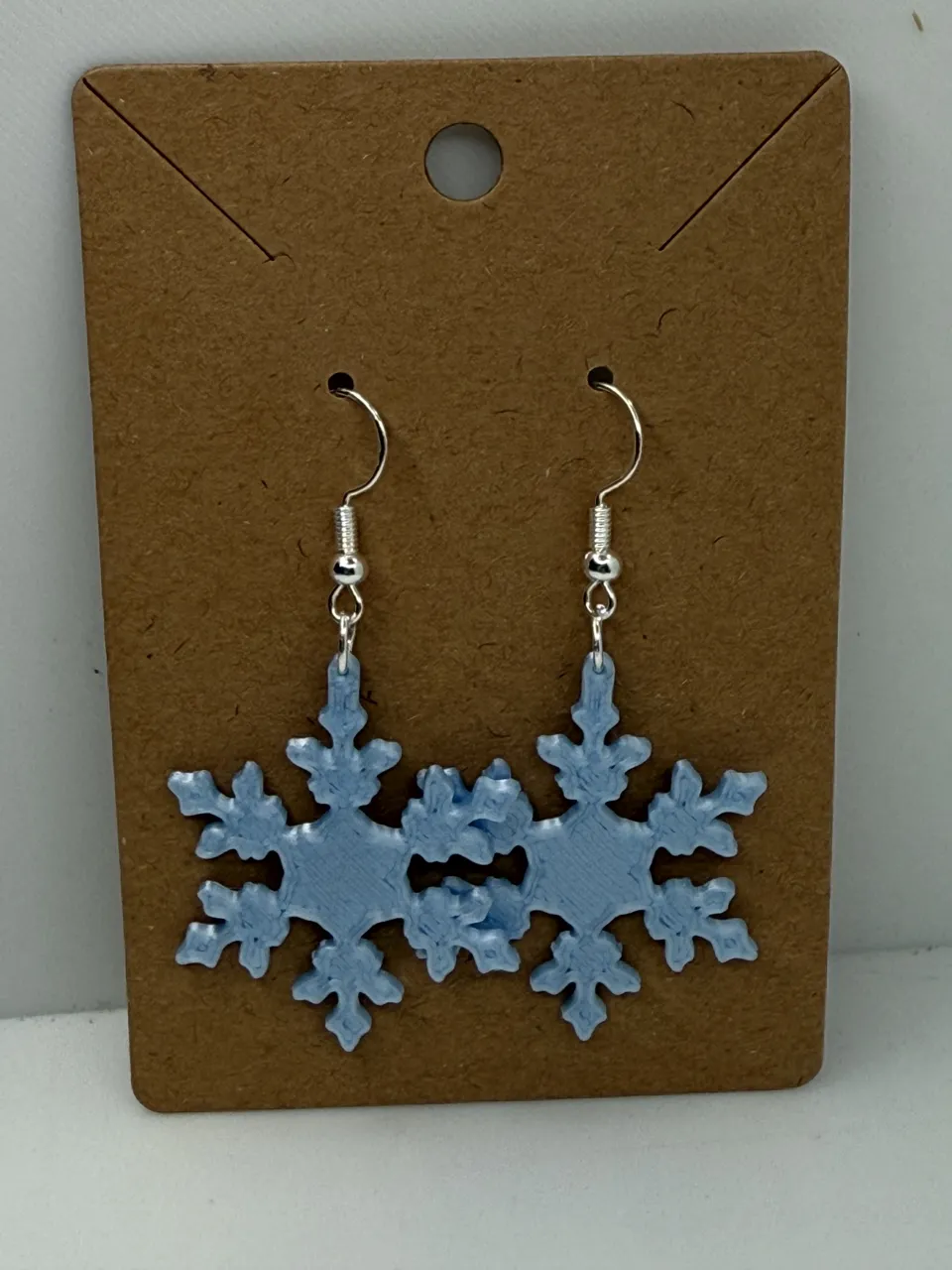 Crystal Snowflake Earrings view 3
