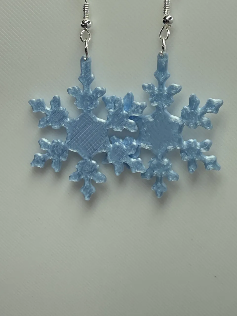 Crystal Snowflake Earrings view 2