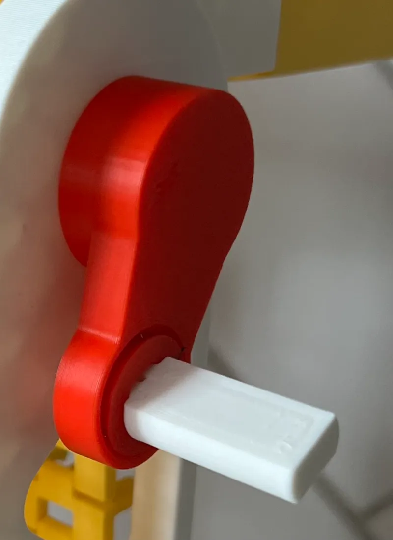 Manual hand crank for Bambu Labs Marble Run