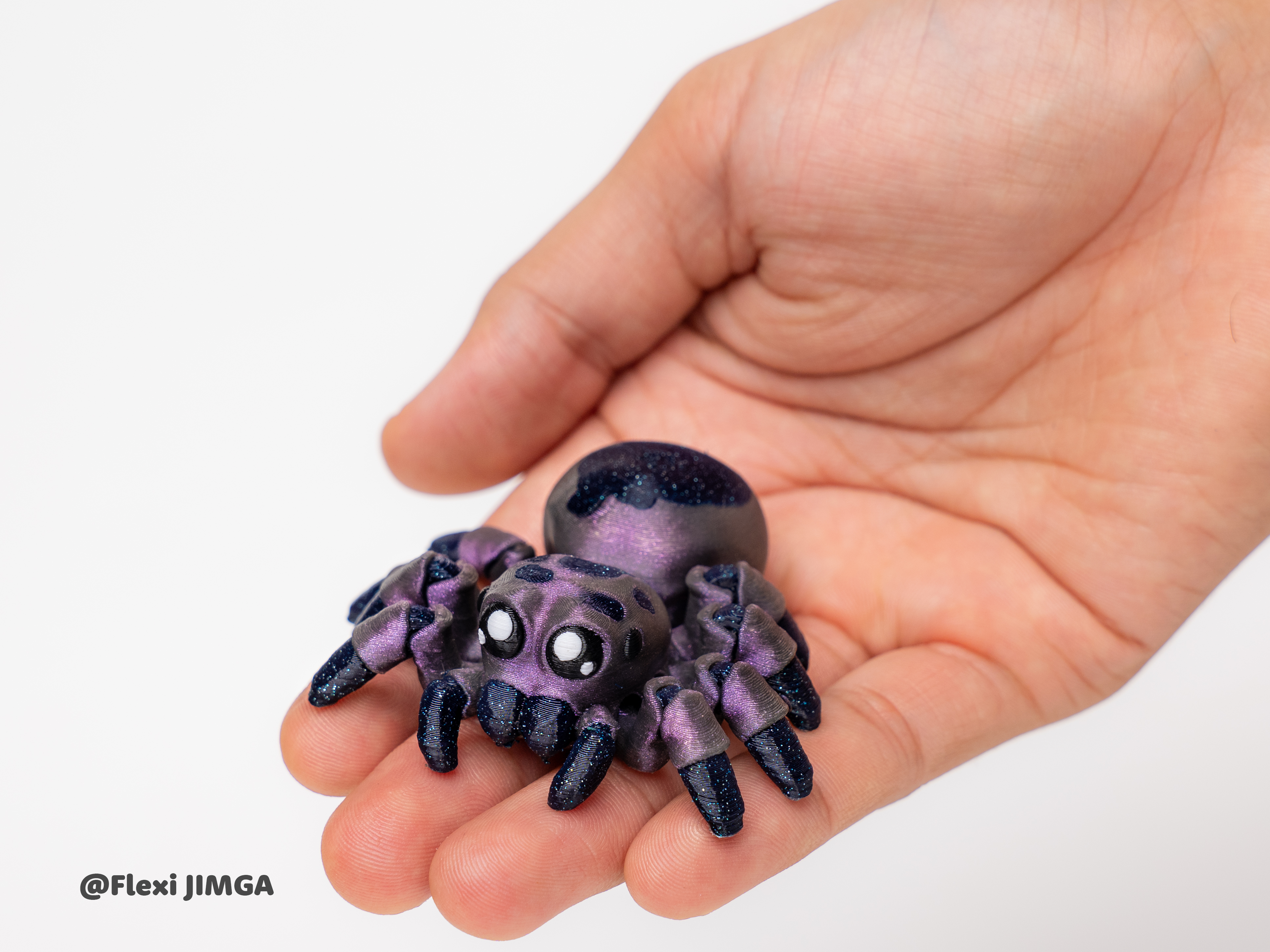 Mini Articulated Spider - Harmless!!!! - Free 3D Print Model
