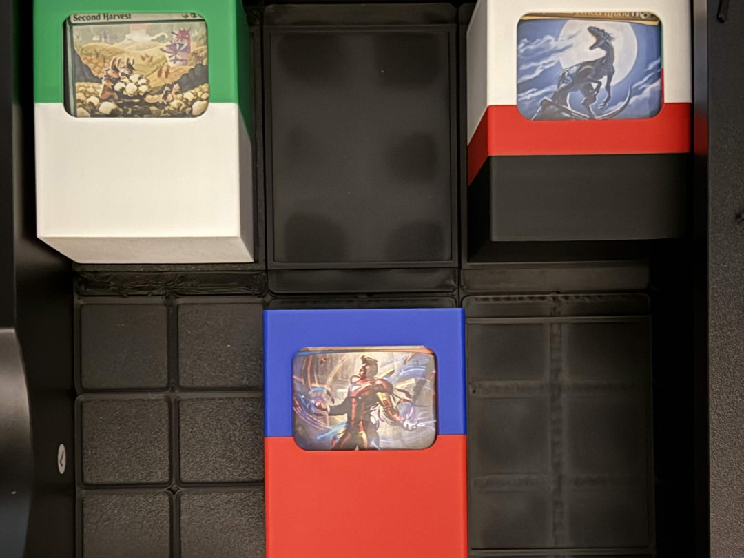 Gridfinity Commander Deckbox Holder
