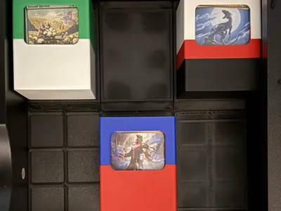 Gridfinity Commander Deckbox Holder