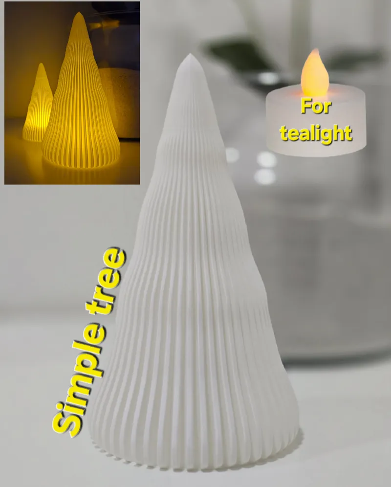 Simple Christmas tree - Led tealight