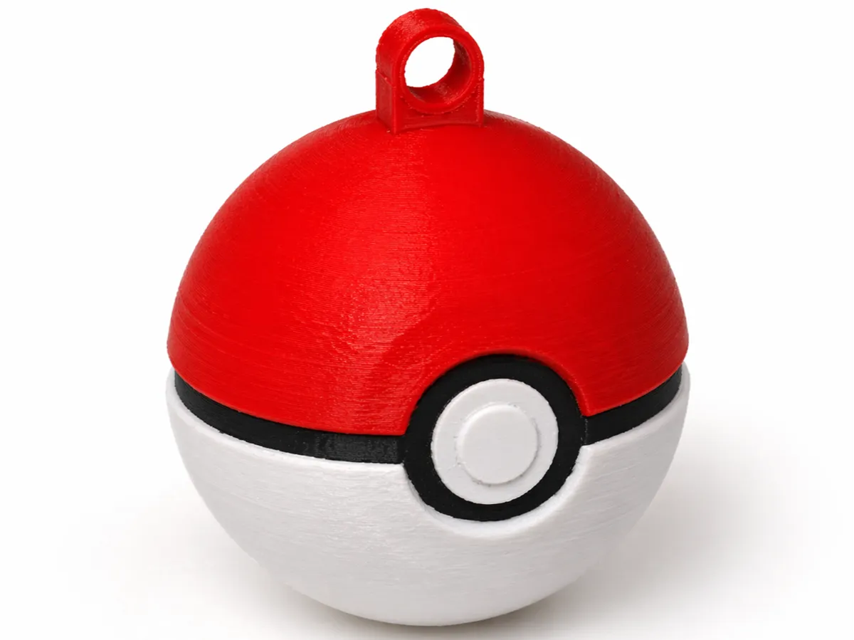 Pokeball Keychain - Pokemon - Free 3D Print Model - MakerWorld