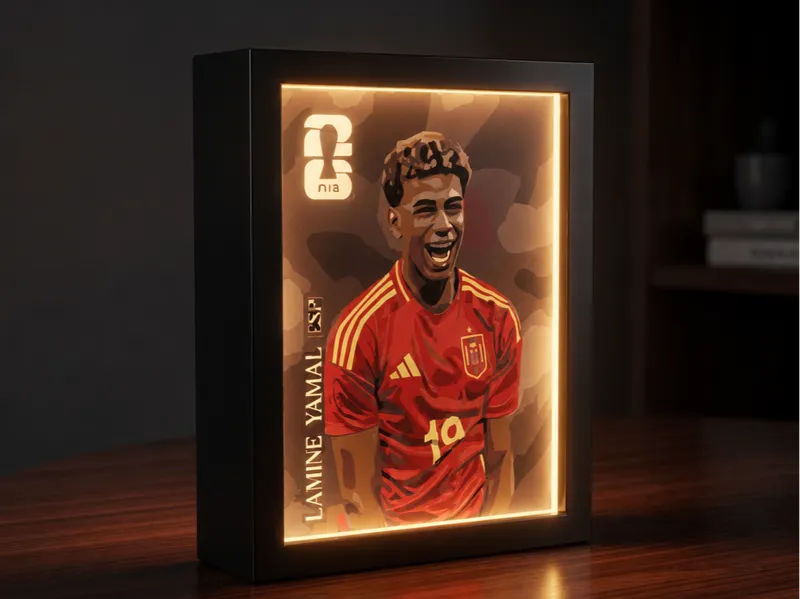 Lamine Yamal Light Box Card Mundial 2026 Coca Cola