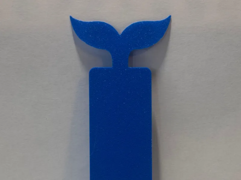 Whale bookmark