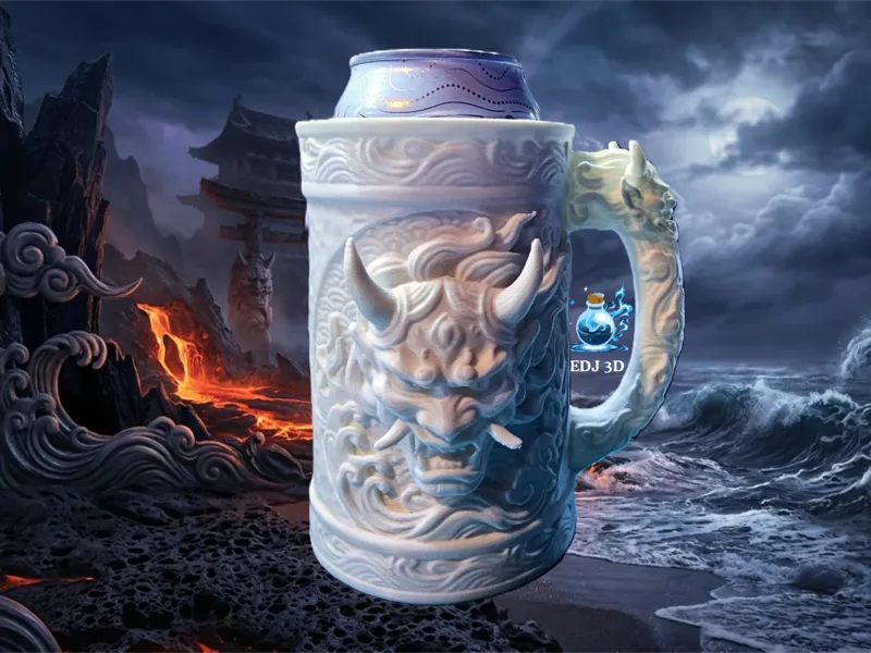 Tidal Inferno Oni Tankard Can Holder Qz Combo