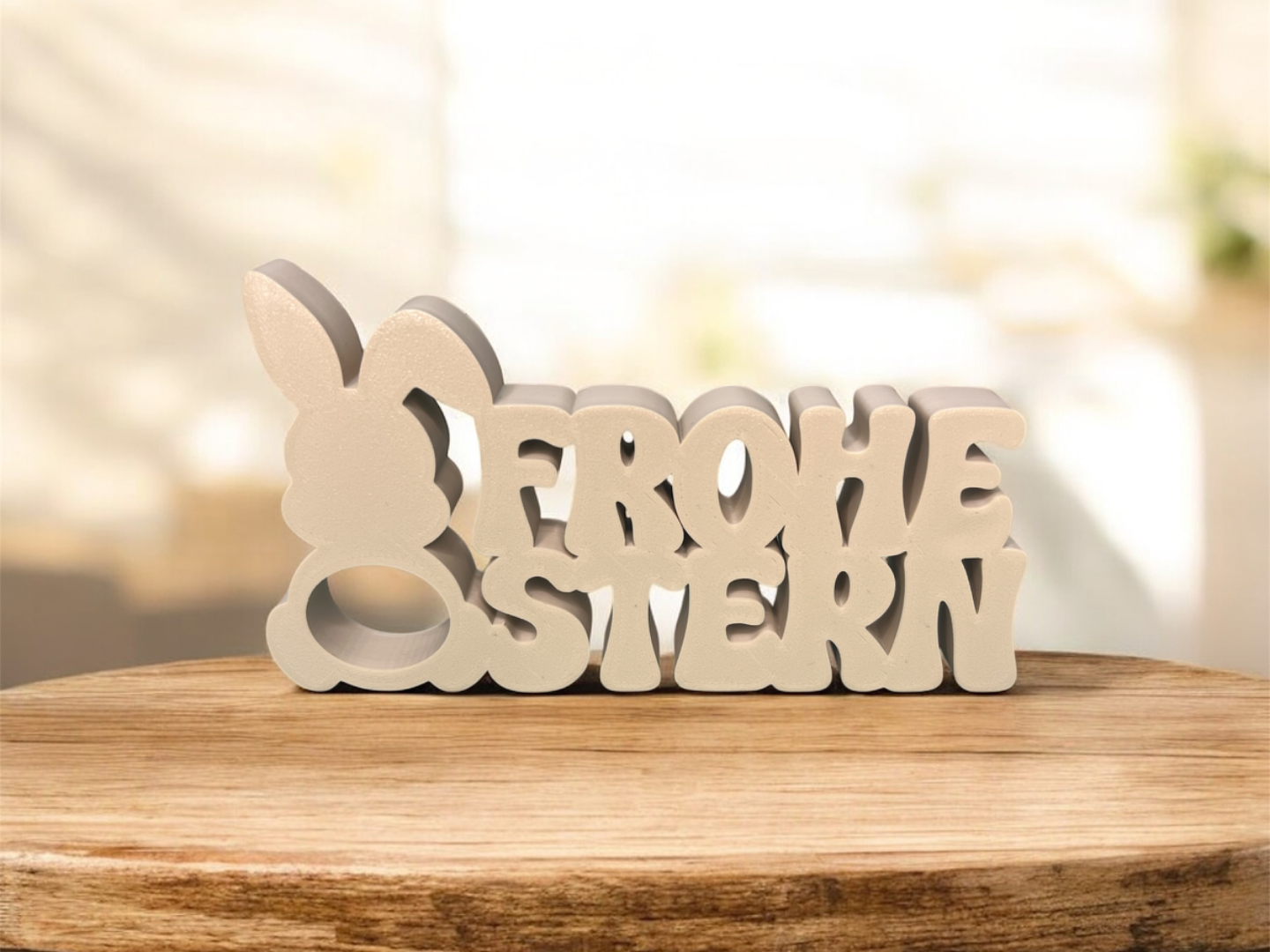 Frohe Ostern Schriftzug