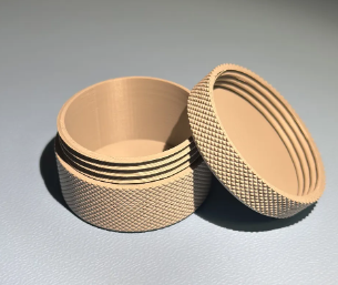 Miniatura 3 do modelo 3D Screw Lid Container