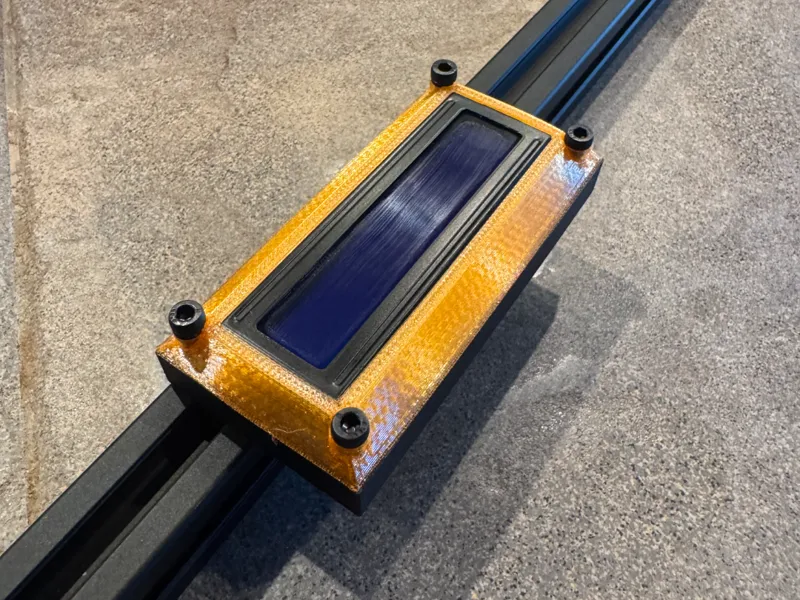 LCD Mount & Cover for Aluminum Extrusion
