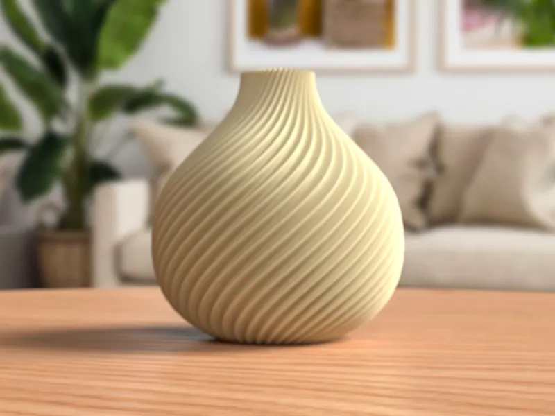 modern spiral vase 