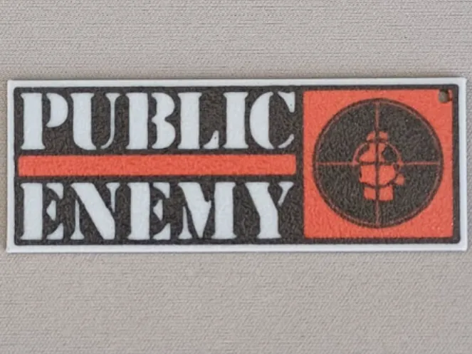 Public Enemy Keychain (Costumizable)