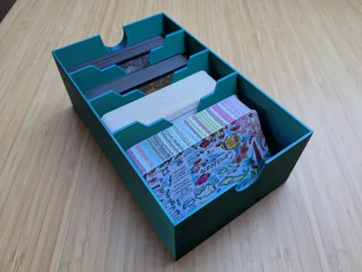 Card Deck Holder / Deckbox - Fits 4 decks