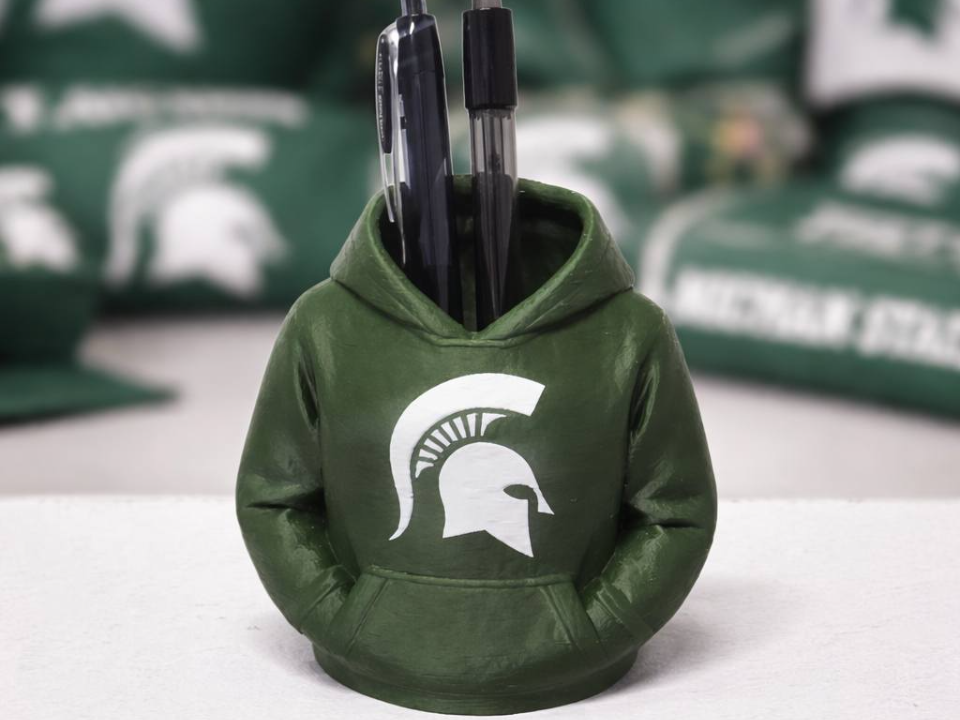 Michigan College Football Spartans Pen Organizer
